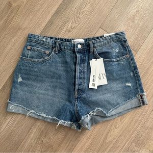 NWT ZARA‎ Denim Jean Shorts